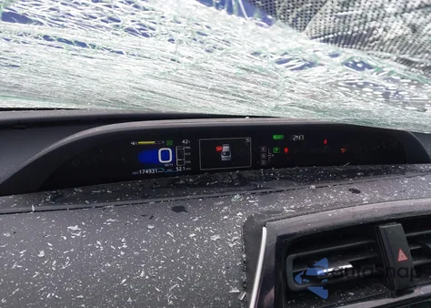 2016 Toyota Prius Two из США, поврежденный, VIN JTDKBRFU6G3500514